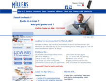 Tablet Screenshot of millersaccountants.com